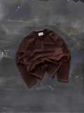 HENLEY SHIRT BROWN