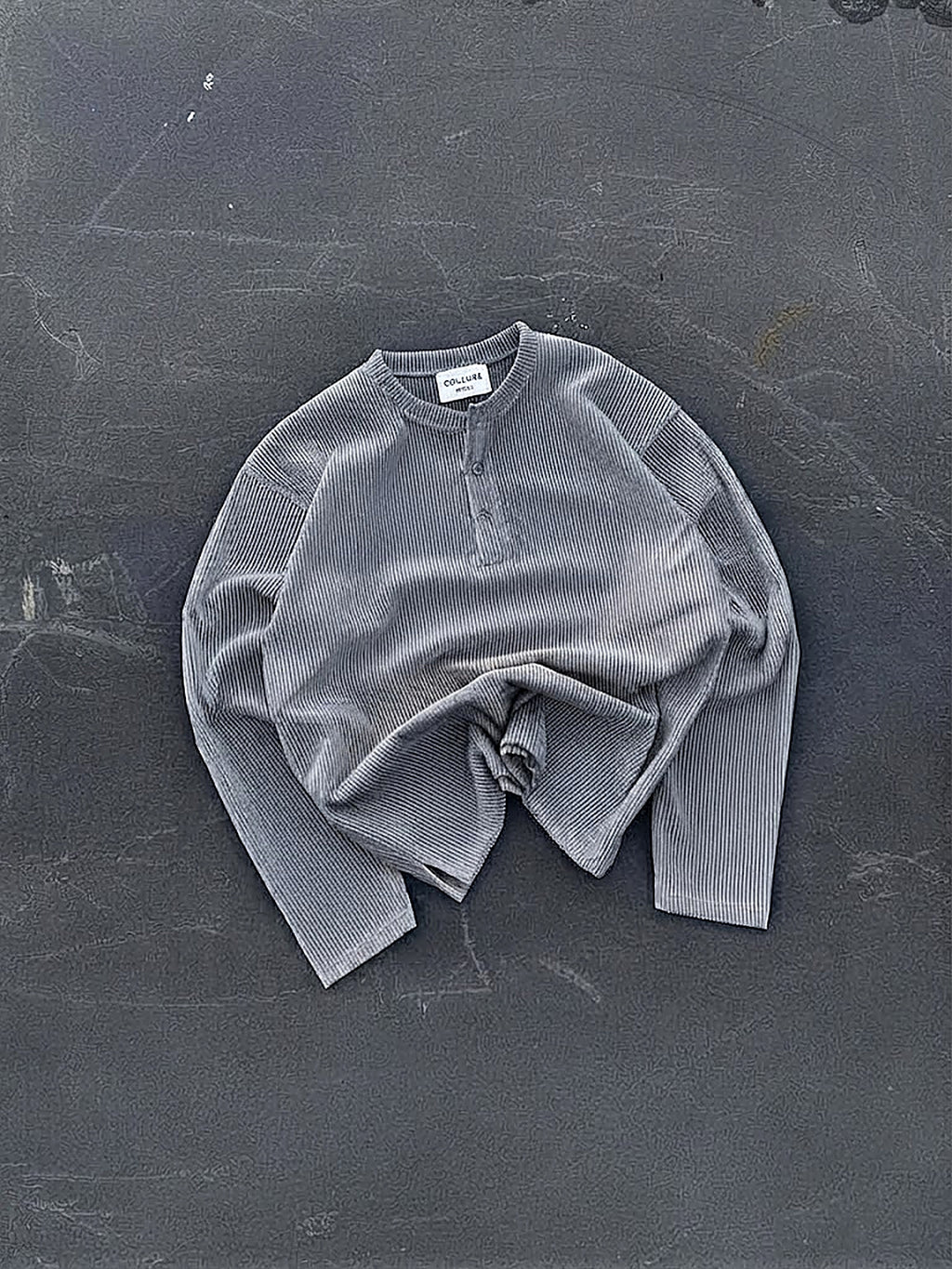 HENLEY SHIRT GREY